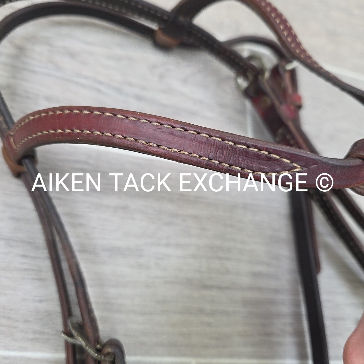 Western Browband Bridle with Split Reins, Brown, Size Full