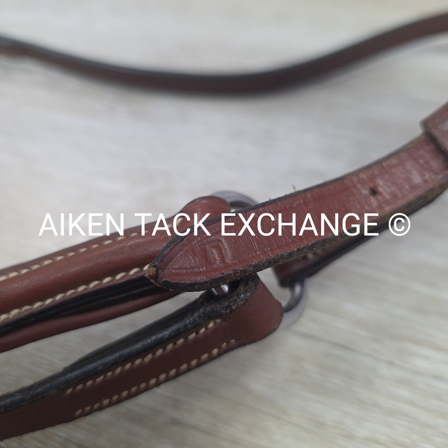 Plain Raised Figure 8 Noseband, Brown, Size Full