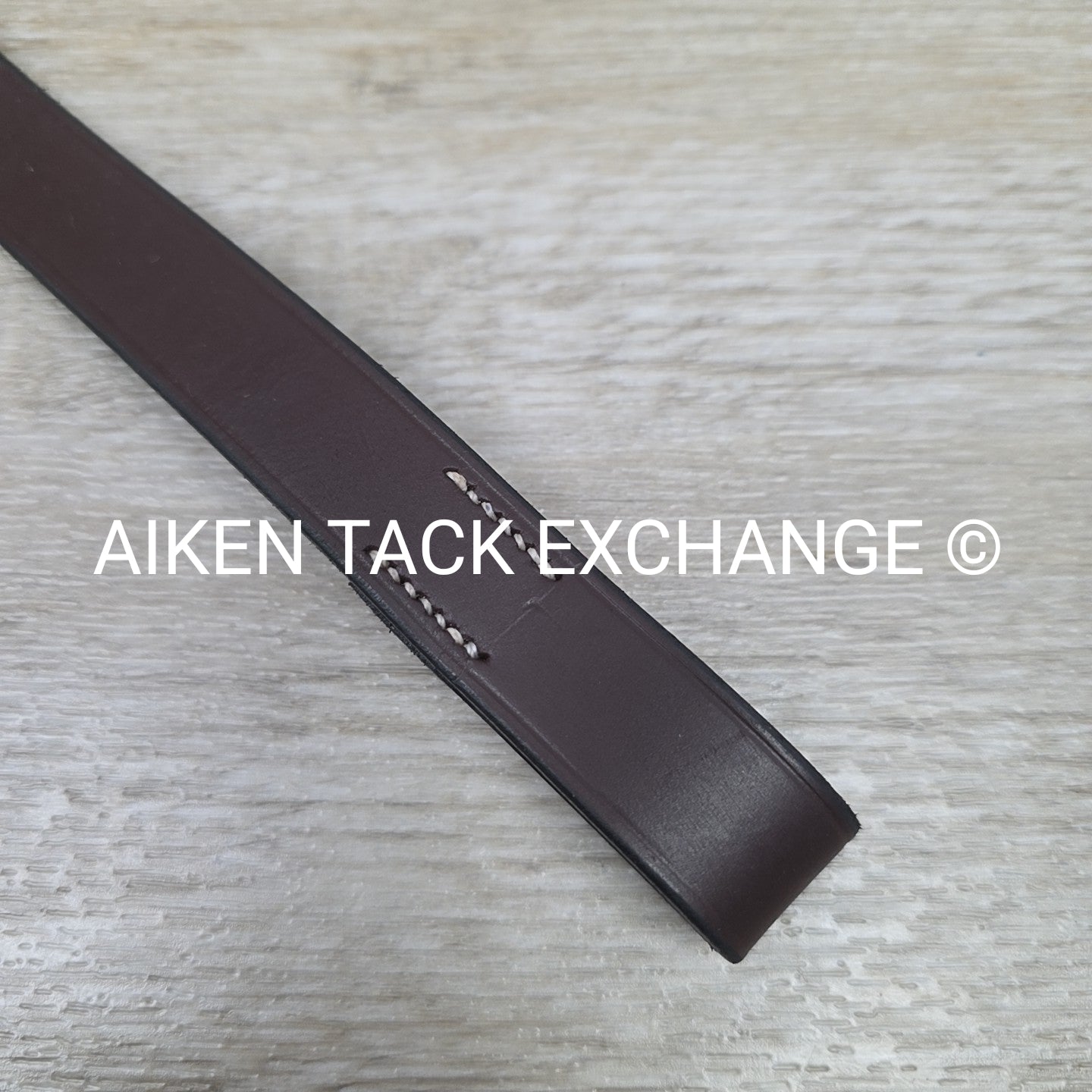 Flat Browband, Brown, 15"