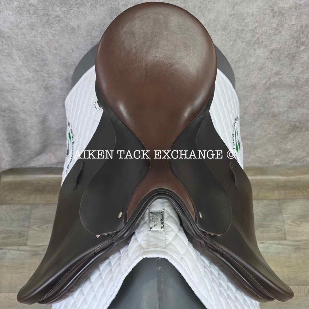 1993 Passier Gewalkt VD All Purpose Saddle, 17" Seat, Medium Tree, Wool Flocked Panels