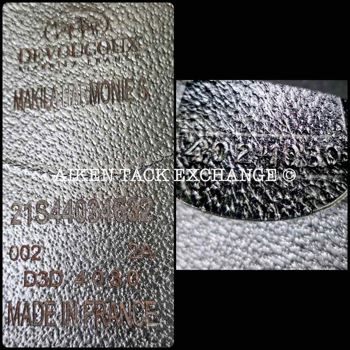 2021 Devoucoux Makila Harmonie Monoflap Dressage Saddle, 17.5" Seat - 002, 2A Flap, Dynamick Tree - Medium, D3D Panels