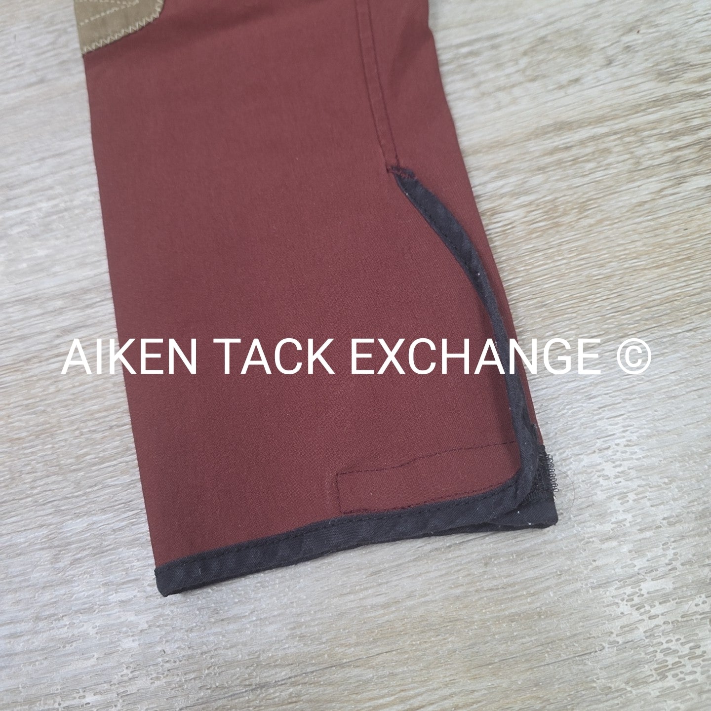 Tailored Sportsman Trophy Hunter Knee Patch Breeches, Redwood, Size 24