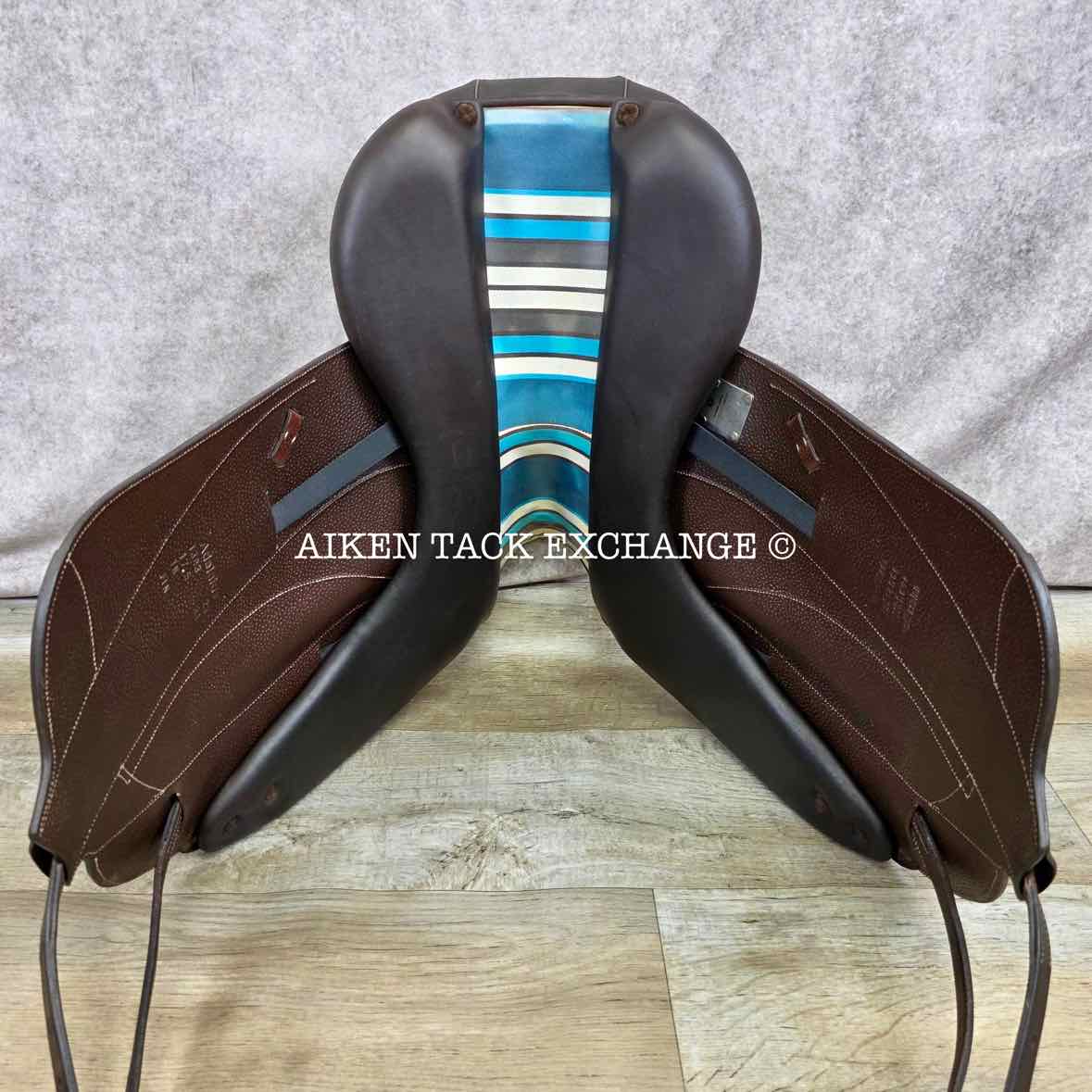 2023 Voltaire Adelaide Monoflap Dressage Saddle, 17.5" Seat - 3A Flap, Wide Tree, FIN Panels, Full Buffalo Leather