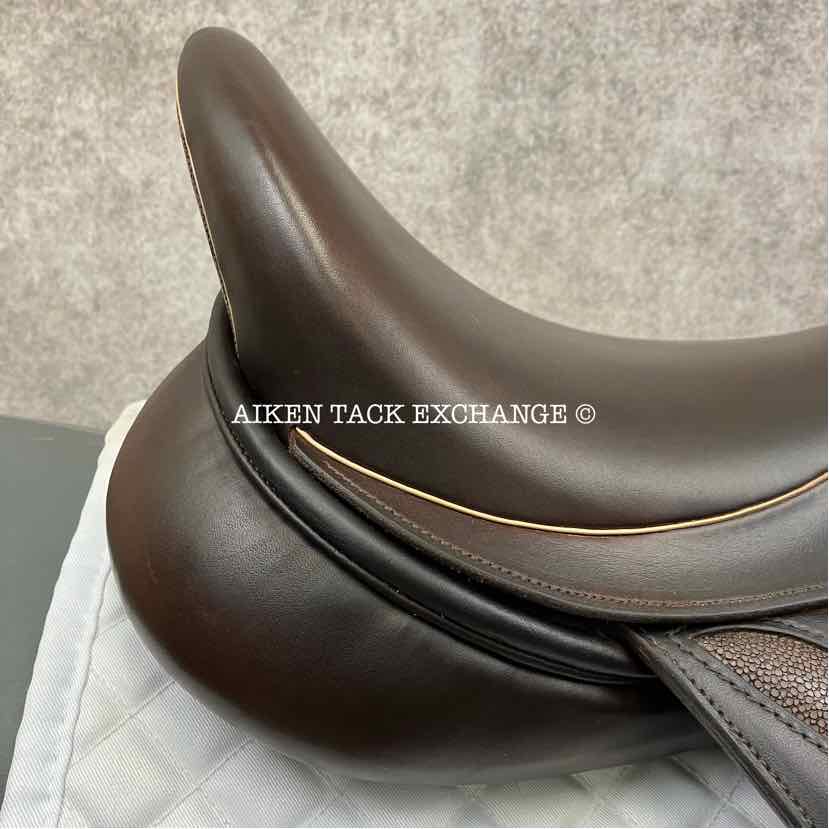 2020 Stackhouse & Ellis Monoflap Dressage Saddle, 17.5" Seat, Medium Wide Tree