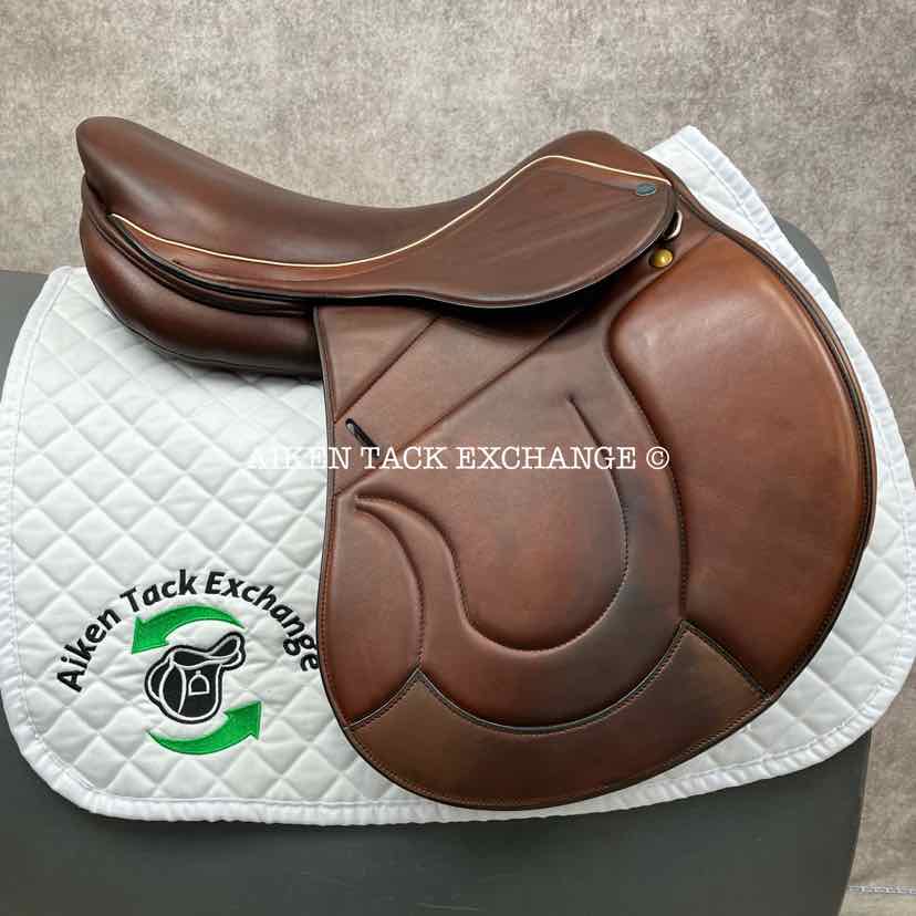 2021 MaxFlex Healthy Horse All Purpose Jump Saddle, 17.5" Seat, Wide Tree, Wool Flocked Panels