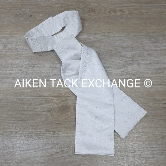 Shires Ready Tied Brocade Stock Tie, Size Large