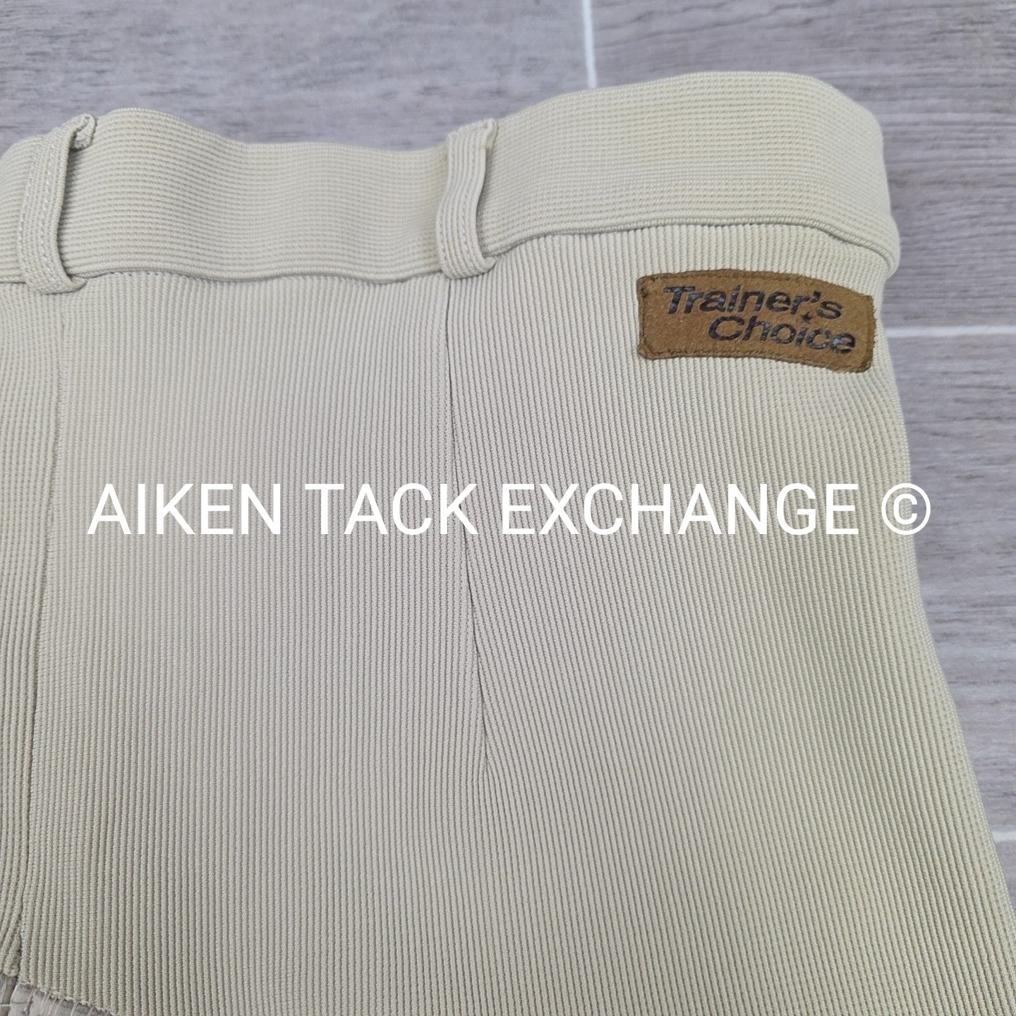 Trainers Choice Leather Full Seat Breeches, Size 34R