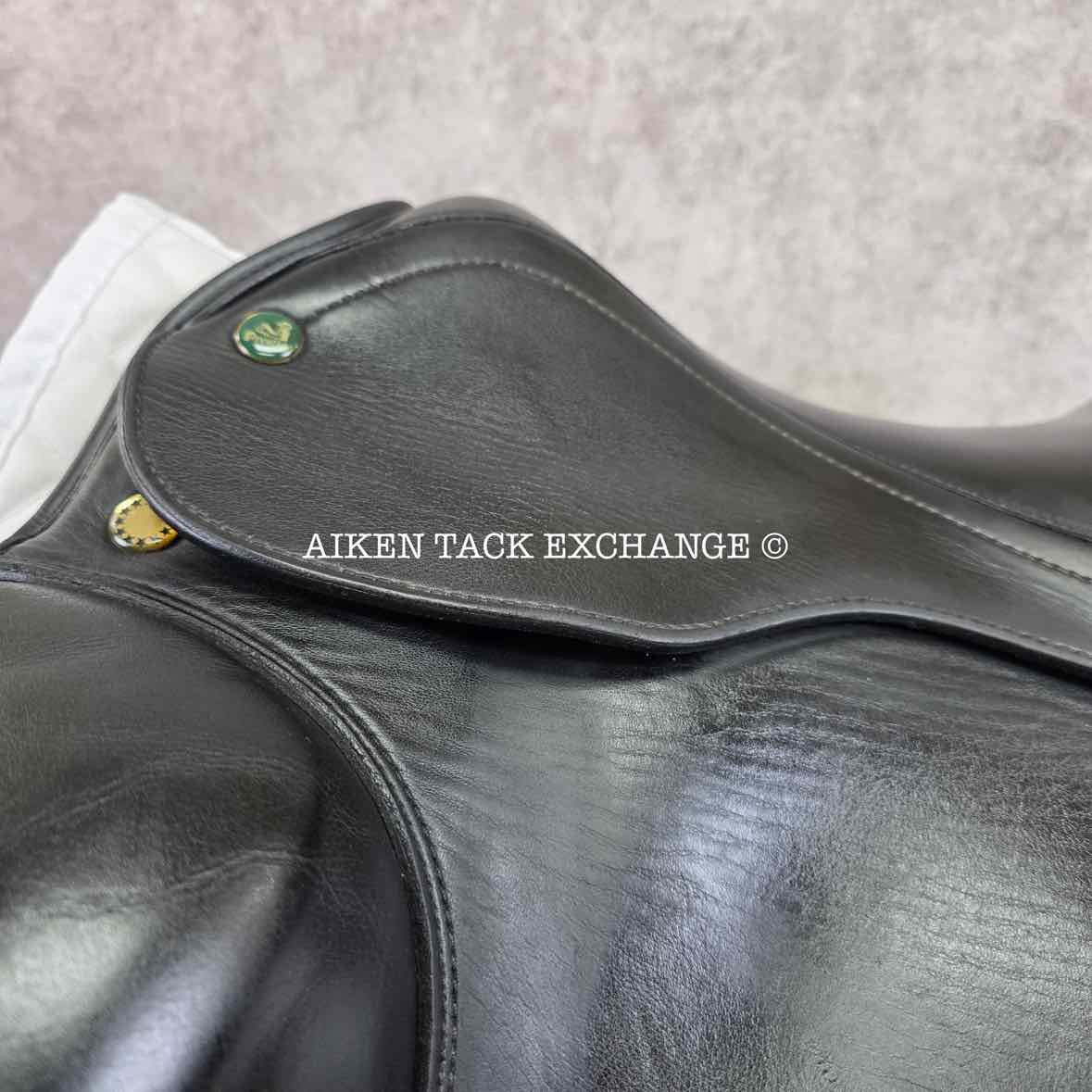 **On Trial** 2006 Prestige Dressage 2000 Saddle, 18" Seat, 35 Tree - MW, Wool Flocked Panels