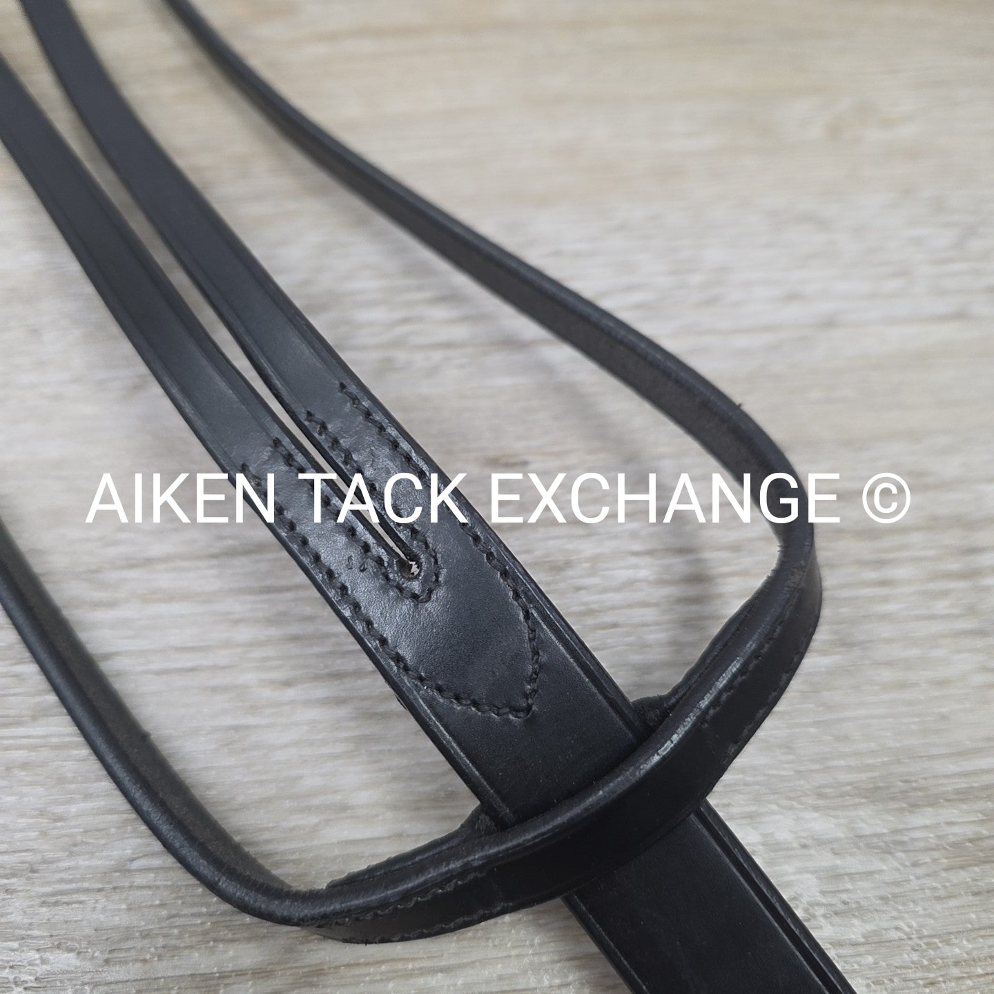 Plain Flat Running Martingale, Black, Size Full