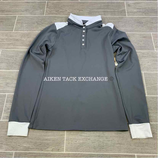 Free Ride Equestrian Devon Long Sleeve Show Shirt, Size Large