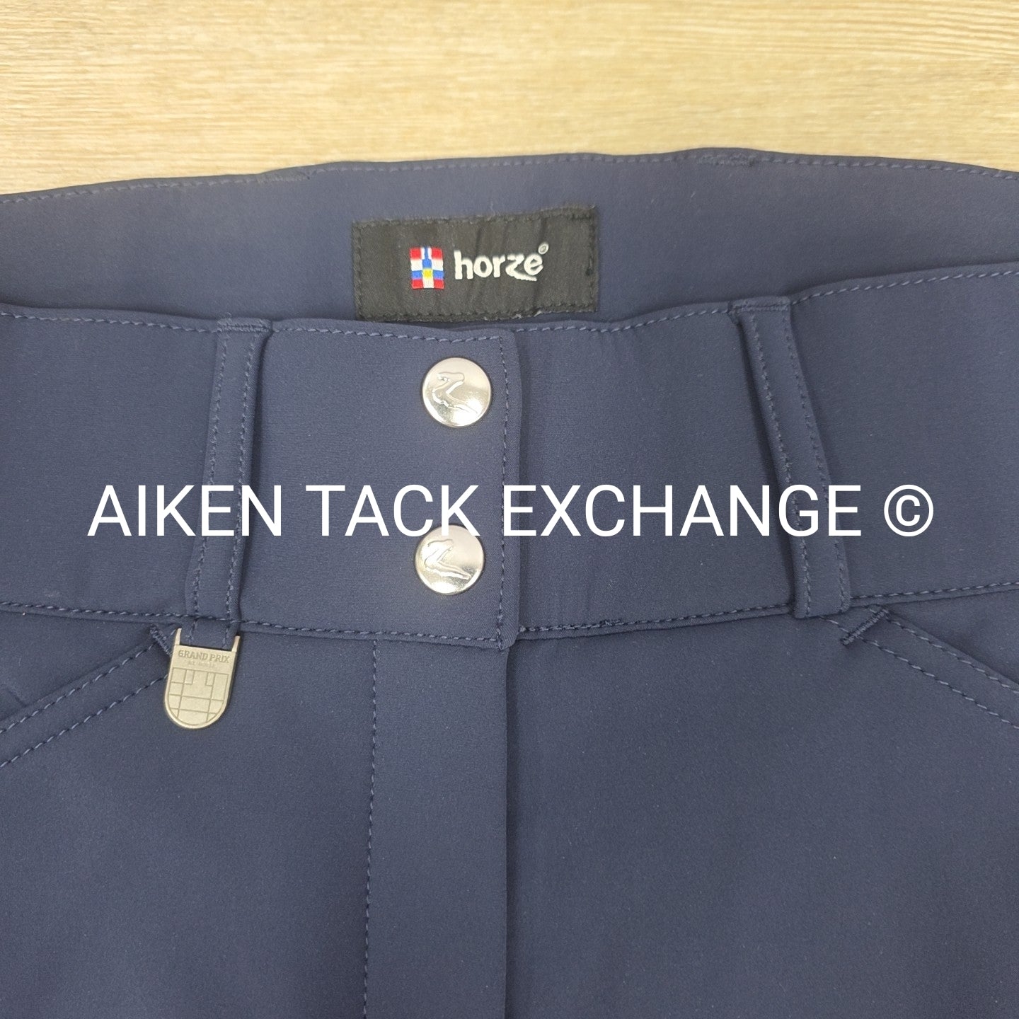 Horze Grand Prix Thermo Silicone Grip Full Seat Breeches, Women's 28
