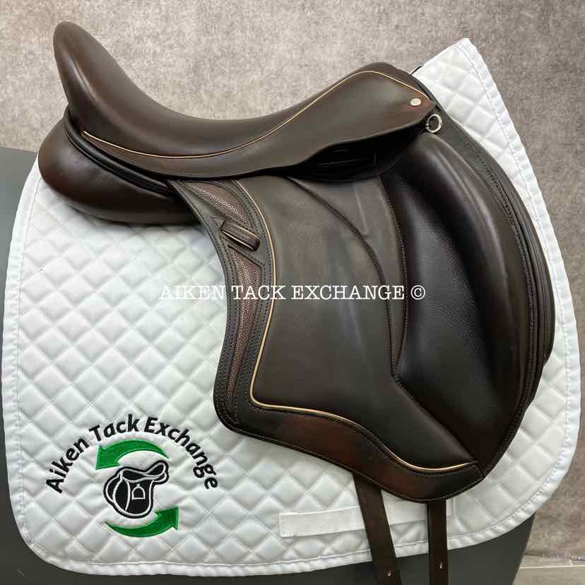 2020 Stackhouse & Ellis Monoflap Dressage Saddle, 17.5" Seat, Medium Wide Tree