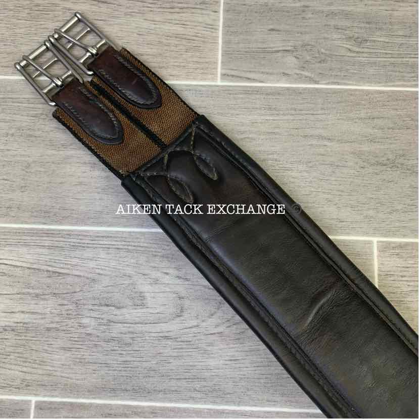 Albion AP / Jump Shaped Padded Leather Girth, Brown, 56"