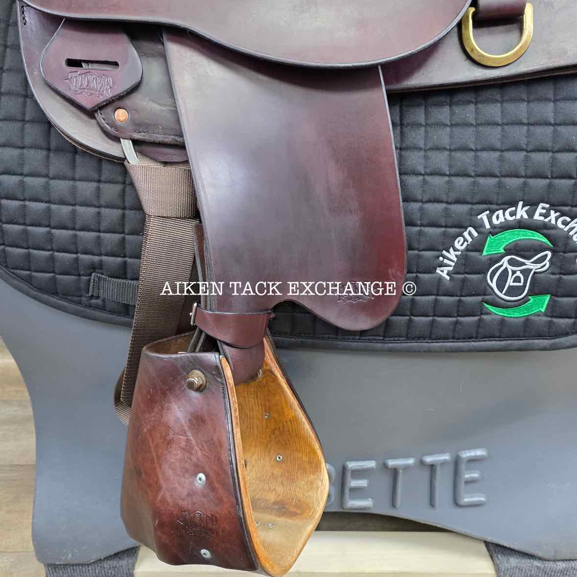 2008 Tucker 260 High Plains Western Saddle, 16.5" Seat, Medium Tree - Semi QH Bars