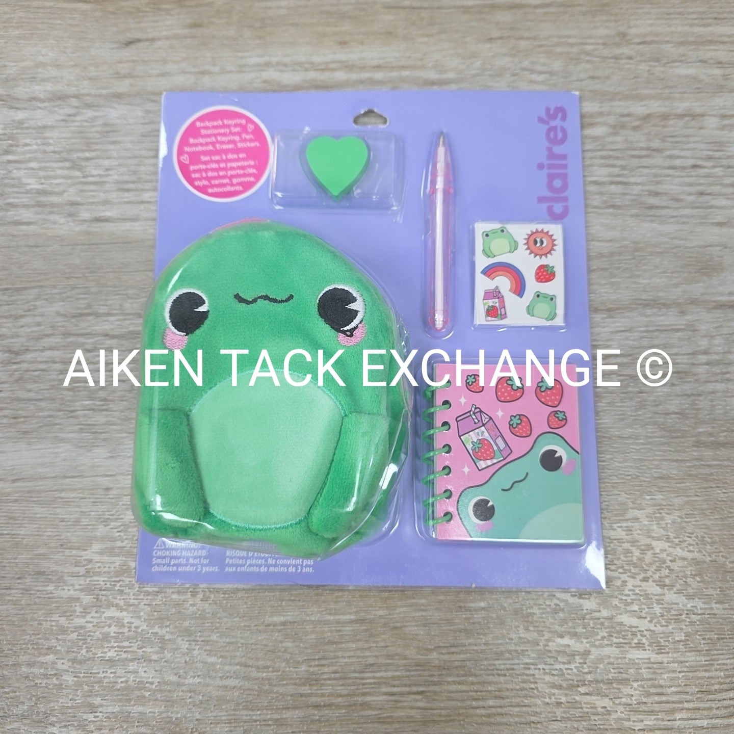 Claire's Bag Charm Keyring Stationery Set
