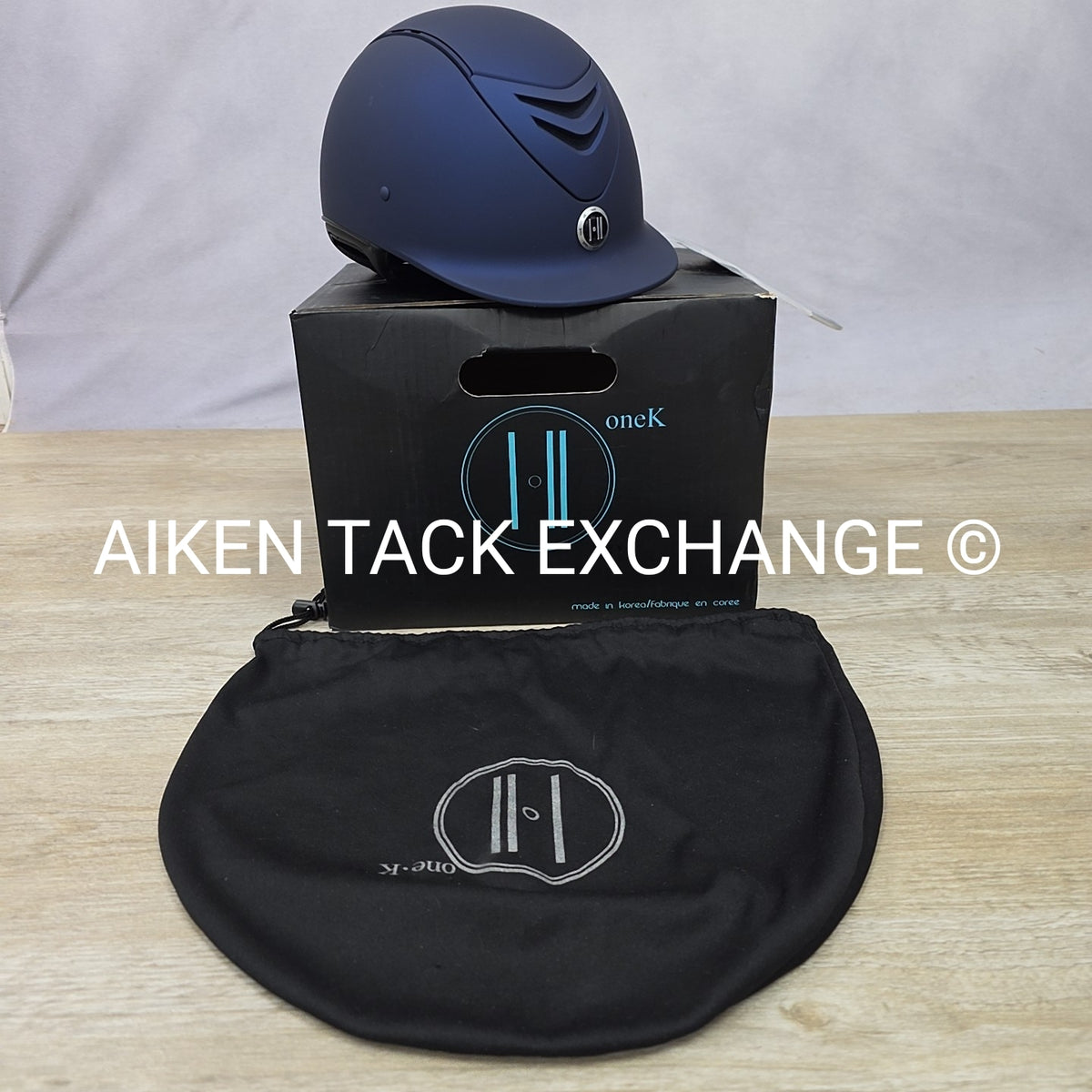 OneK Defender Equestrian Helmet, Blue, Size Medium (Manufactured 2014)
