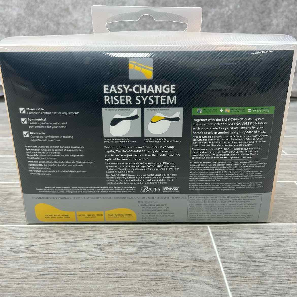 Arena, Bates, & Wintec Saddles Easy Change Riser System, Standard Pack