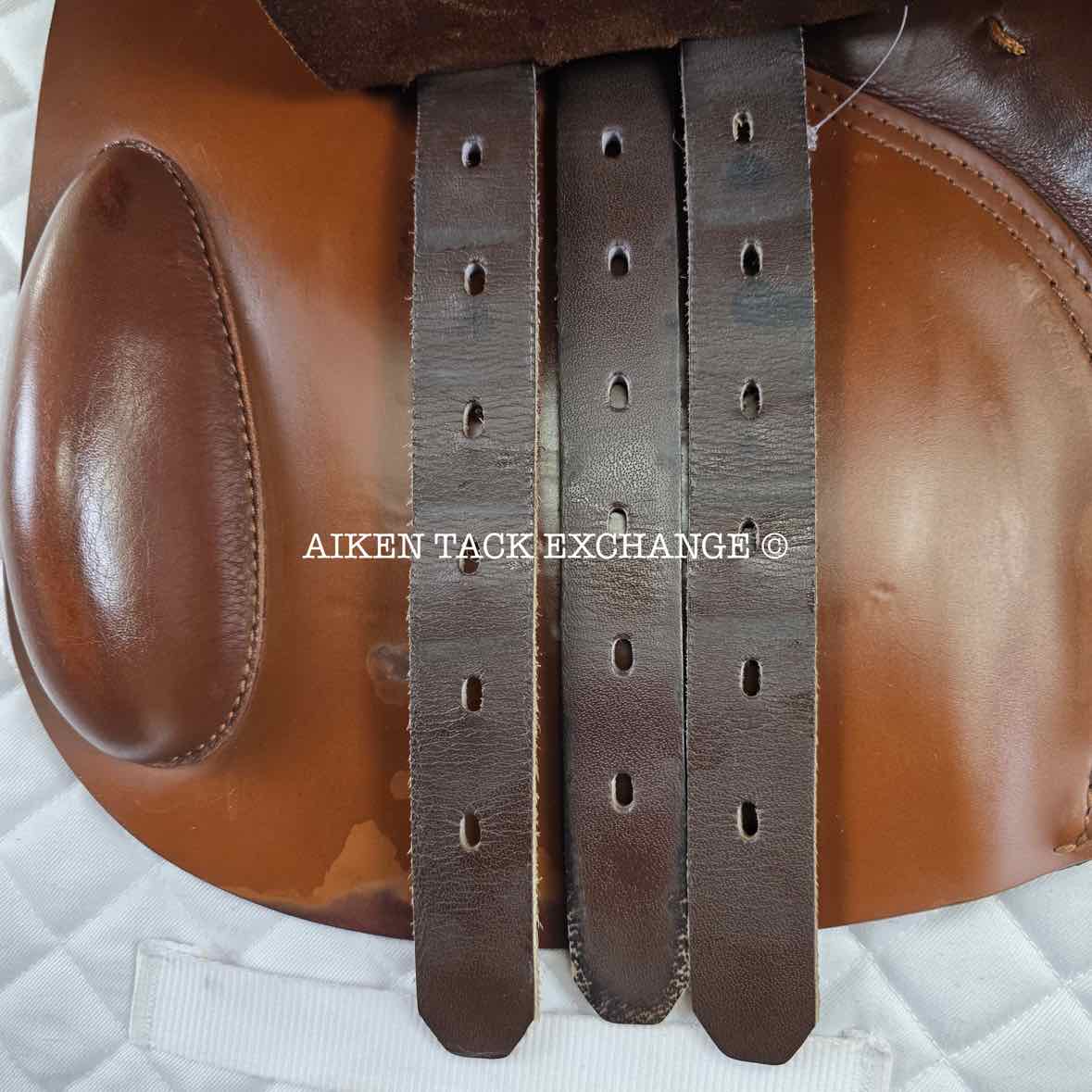 2005 Prestige Sidney Jump Saddle, 17" Seat, 33 Tree - Medium, Wool Flocked Panels