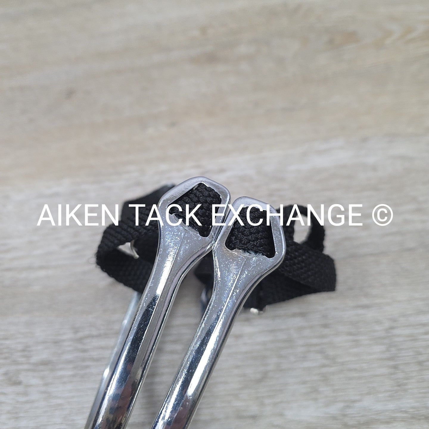 Plated Spurs with Nylon Braided Spur Straps