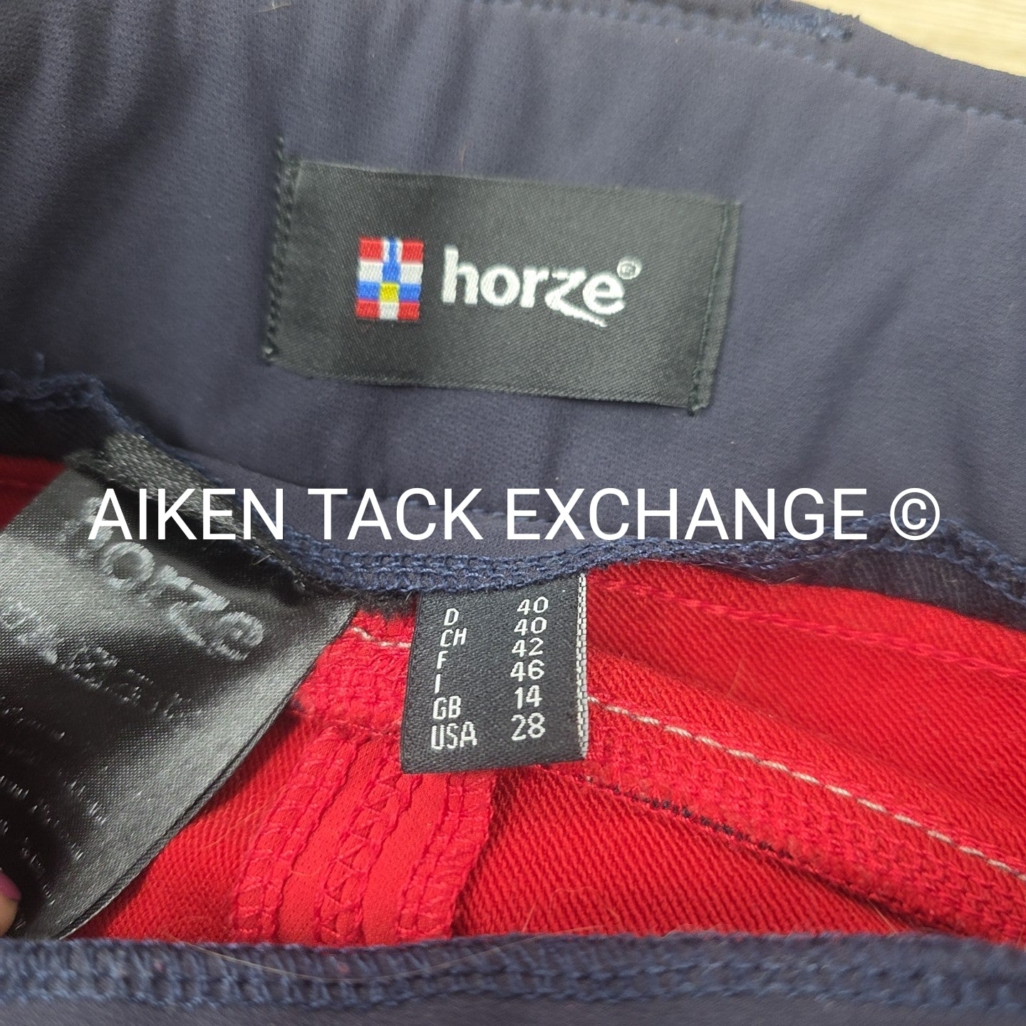 Horze Nordic Performance Silicone Grip Full Seat Breeches, Women's 28