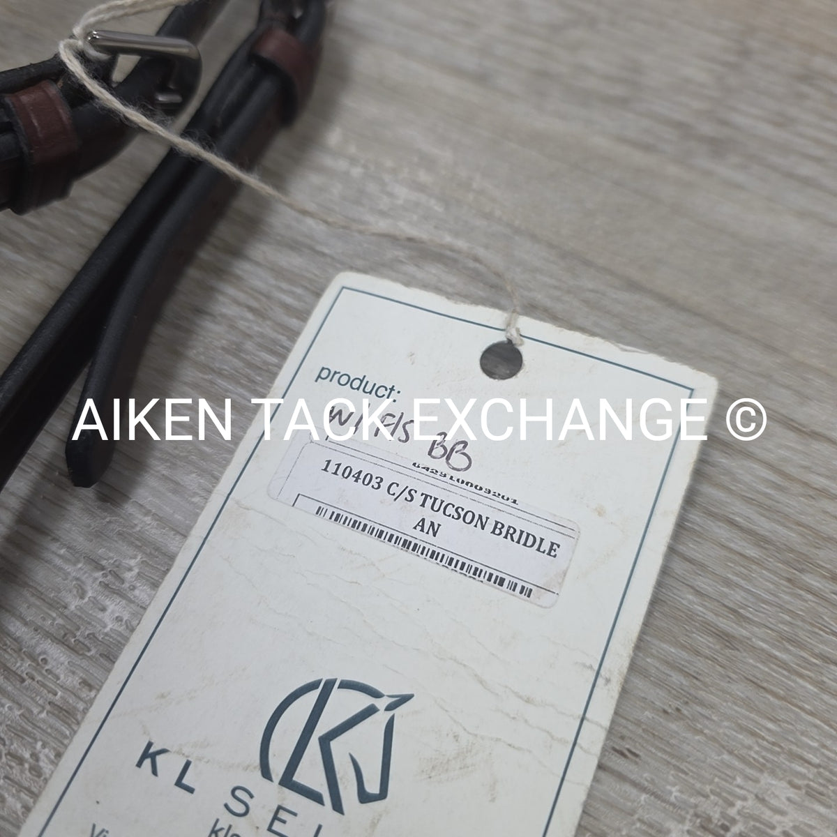 KL Select Tuscan Anatomic Bridle, No Reins, Brown, Size Full