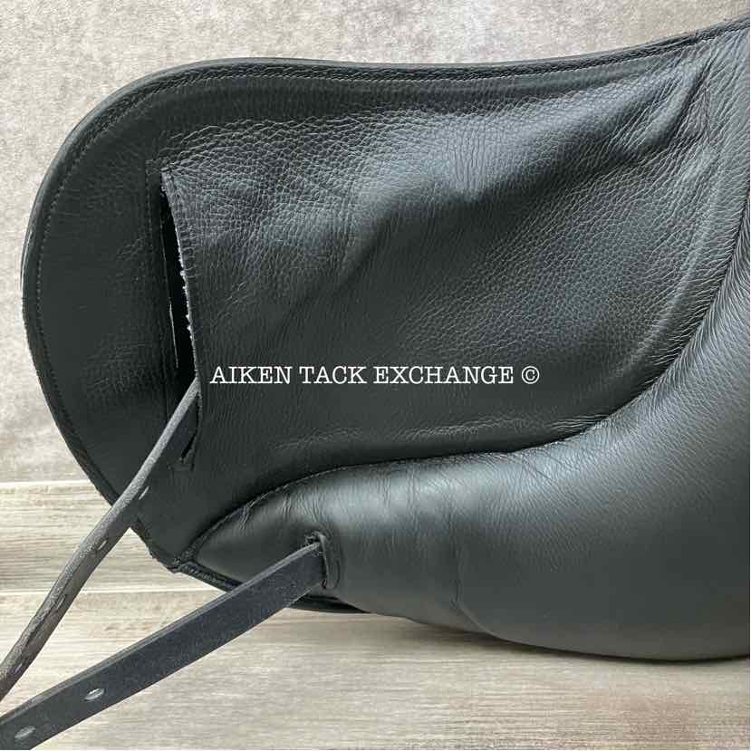 2023 Envy by Custom Saddlery Rhythm Monoflap Dressage Saddle, 17" Seat, Adjustable Tree, Wool Flocked Panels