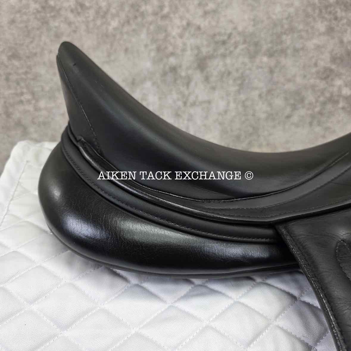 2005 Prestige Optimax Dressage Saddle, 18" Seat, 34 Tree - M/MW, Wool Flocked Panels