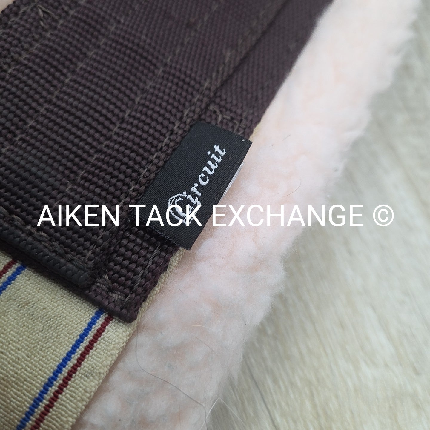 Circuit by Dover Saddlery Fleece Girth w/ Double Elastic, 42"