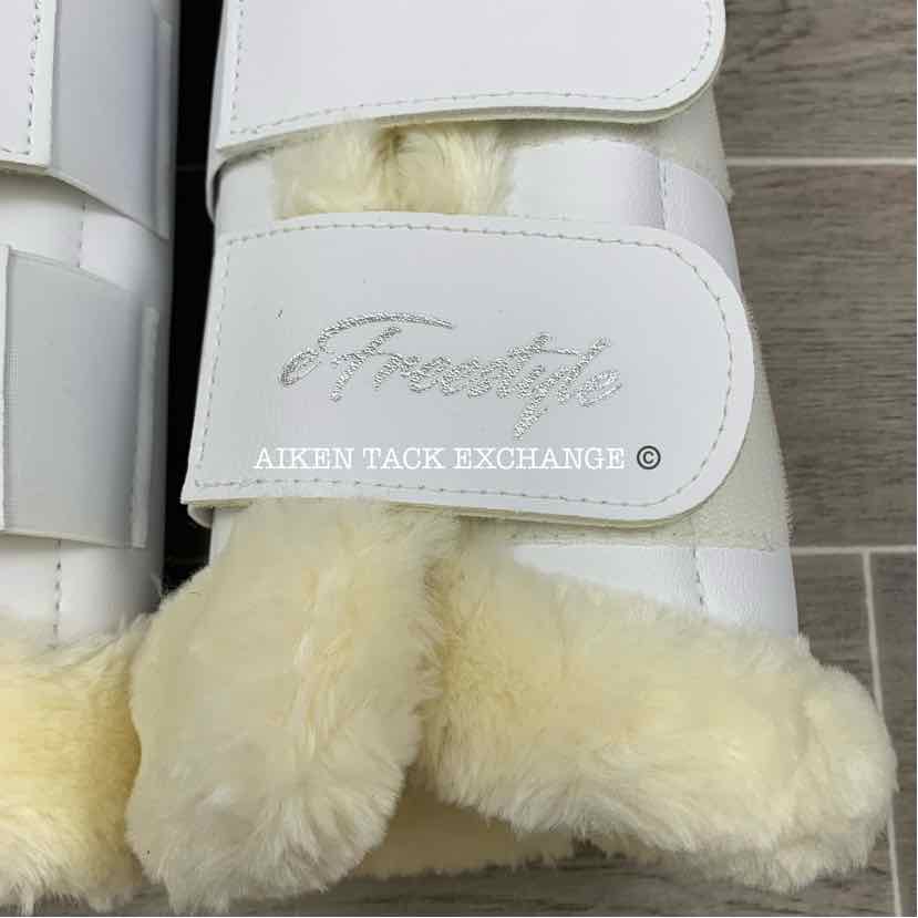 eQuick eFreestyle Rear Boots, White, Size Large, Brand New