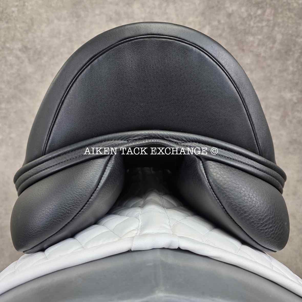 2024 Envy by Custom Saddlery Motion Monoflap Dressage Saddle, 18" Seat, Adjustable Tree, Wool Flocked Panels