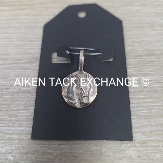 Sterling Silver Dressage Horse Pendant
