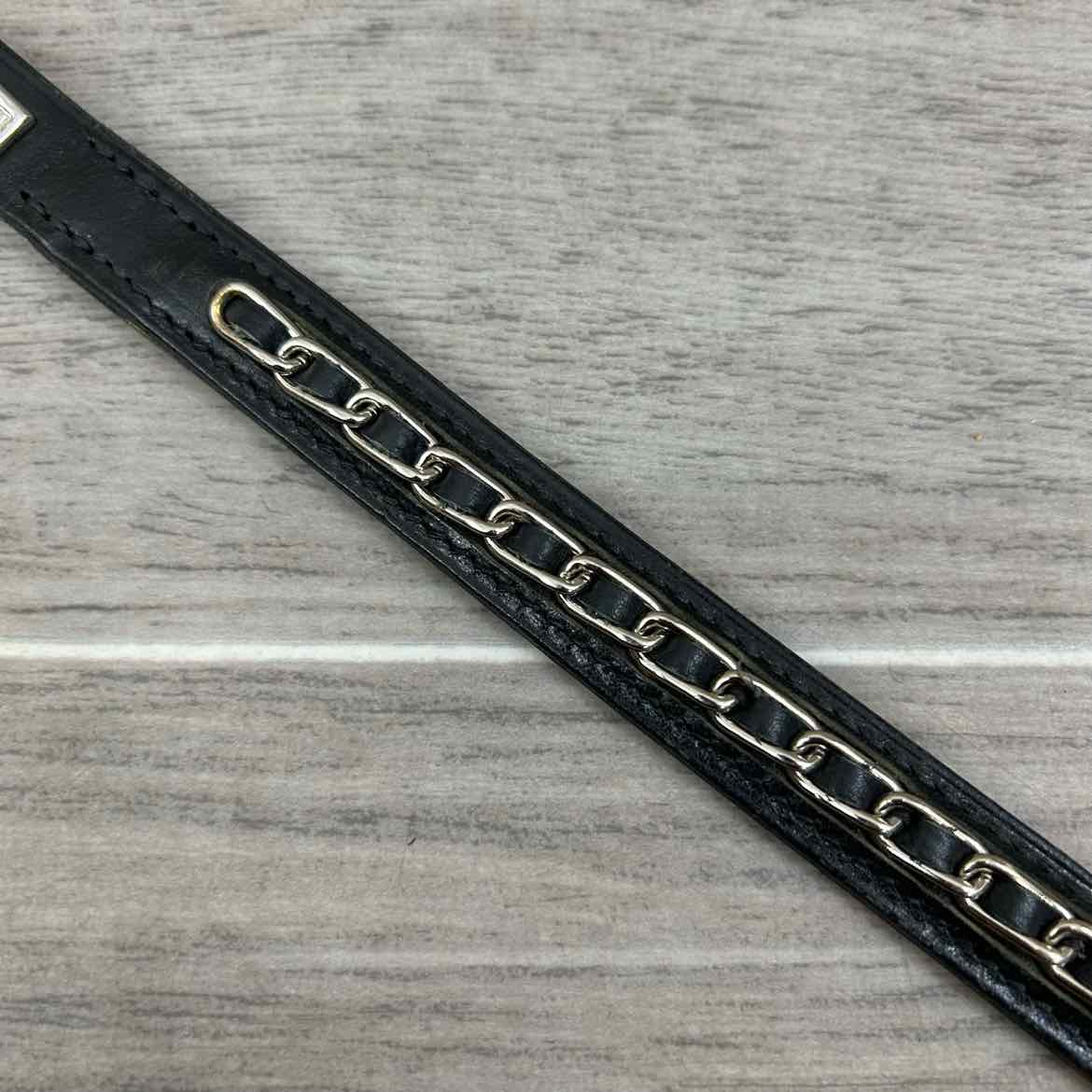 Stubben Chain Browband, Black, 16"