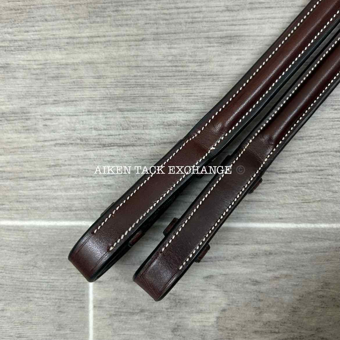 KL Select KL Italia Venezia Hunter Bridle with Reins, Brown, Size Full