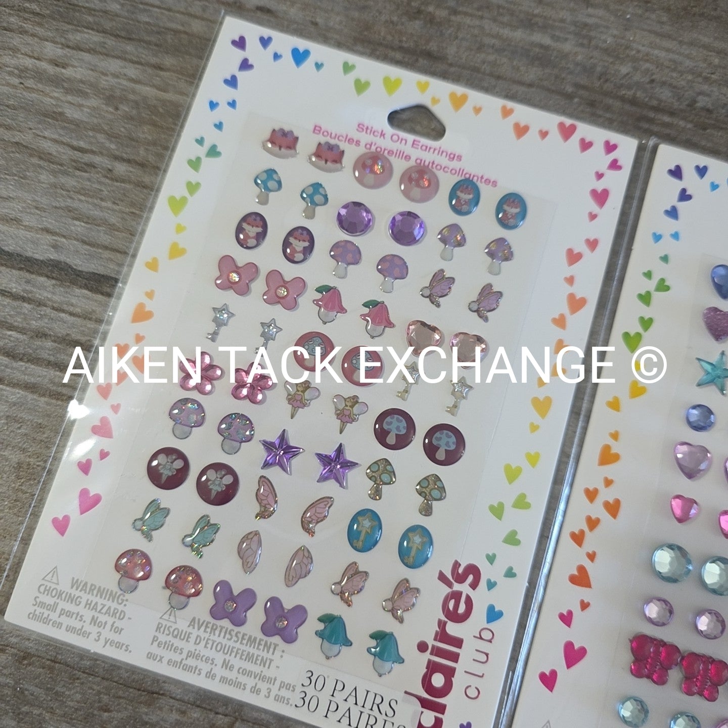 Claire's Stick On Earrings - 2 Packs