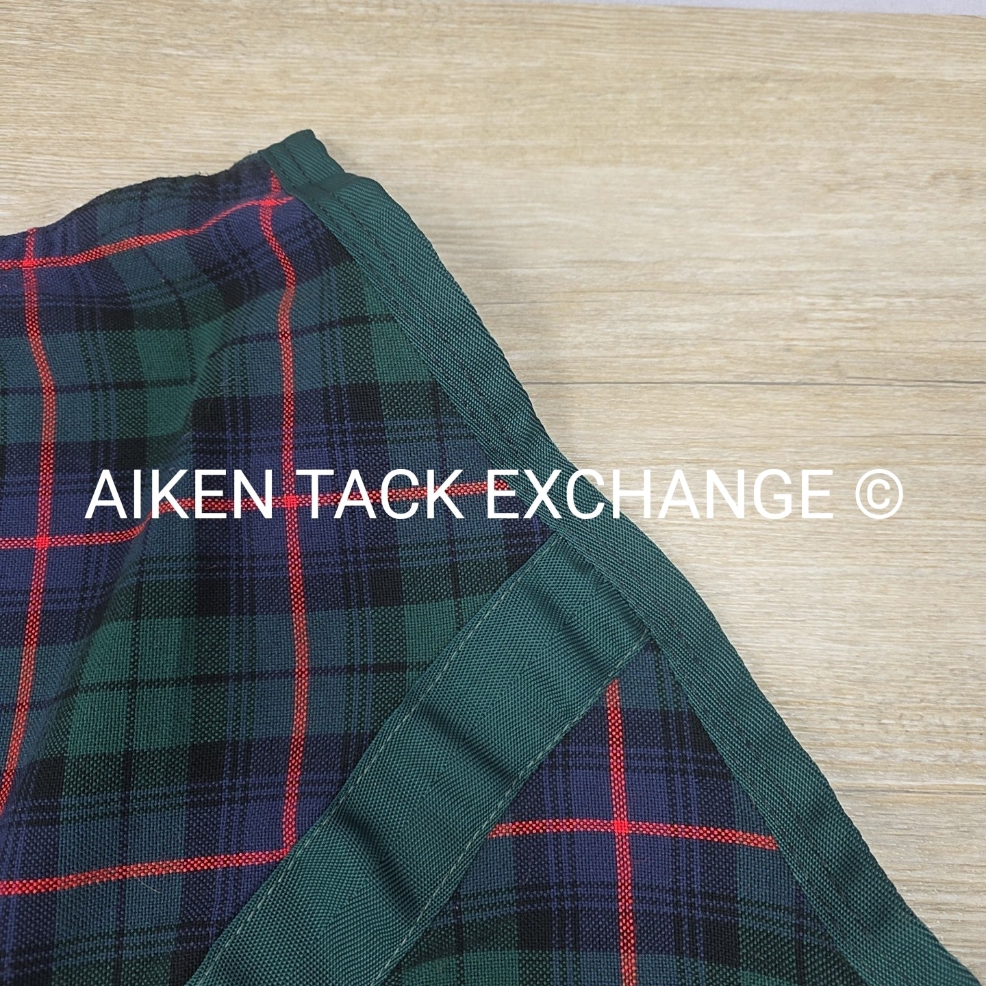 5/A Baker Original Tartan Plaid Stable Sheet, Size 72"