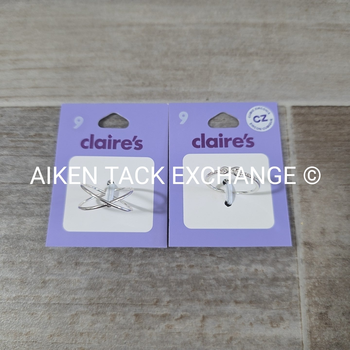 Claire's Rings (2) - Size 9