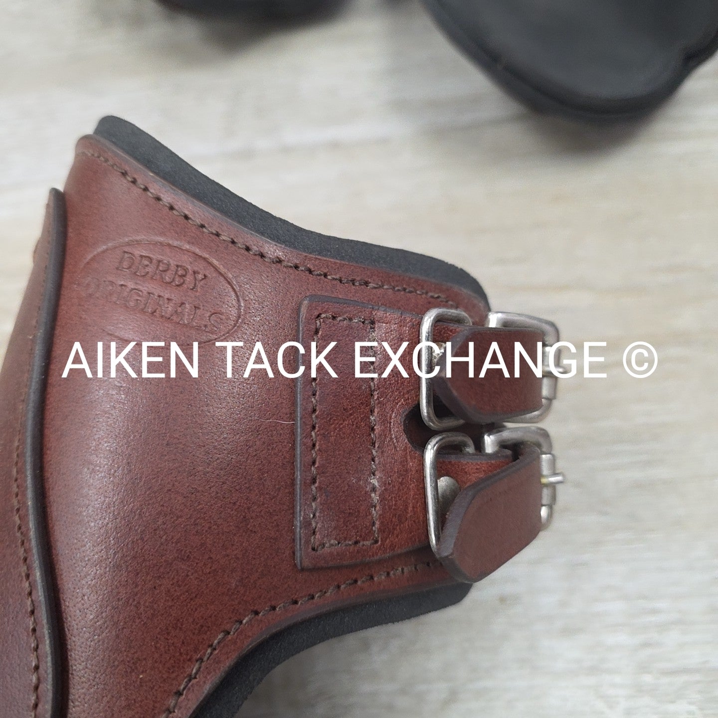 Derby Originals Leather Front & Hind Boot Set, Neoprene Lined, Brown, Size Full