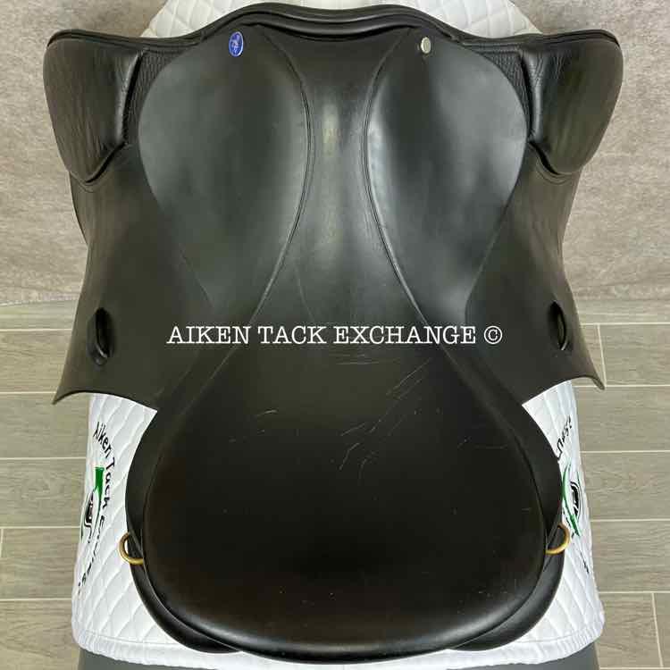 2003 Frank Baines Balance Zenith GPJ Saddle, 18" Seat, Extra Wide Hoop Tree, Wool Flocked Panels