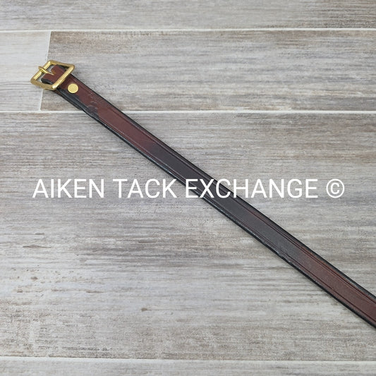 Leather Neck Strap with Solid Brass Hardware (add namplate: $5.00)