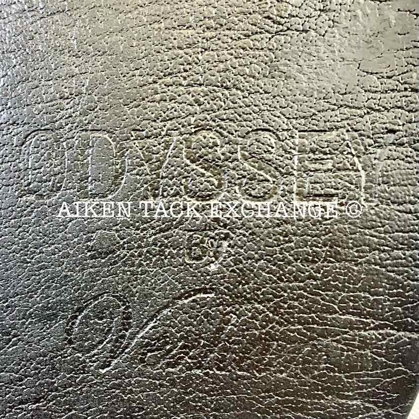 2005 Verhan Odyssey Dressage Saddle, 17.5" Seat, Wide Tree, Wool Flocked Panels, Buffalo Leather