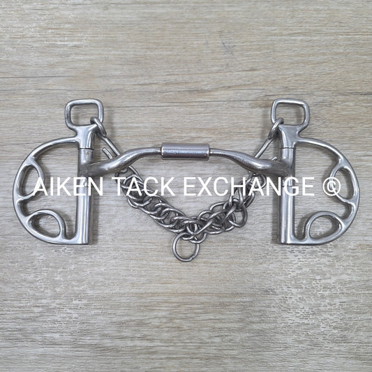 Myer Kimberwick with Low Port Comfort Snaffle MB 04 5.5"