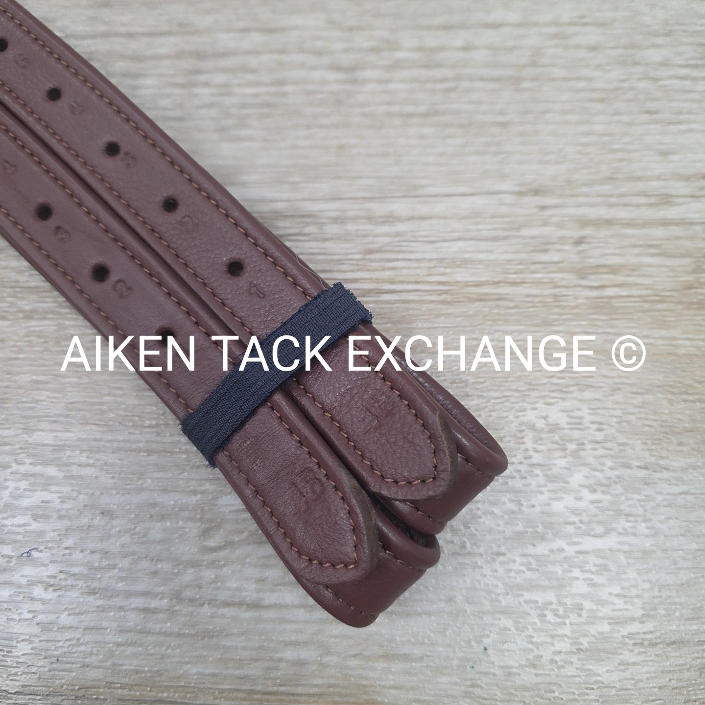 HDR Triple Covered Close Contact Stirrup Leathers, Australian Nut, 48"