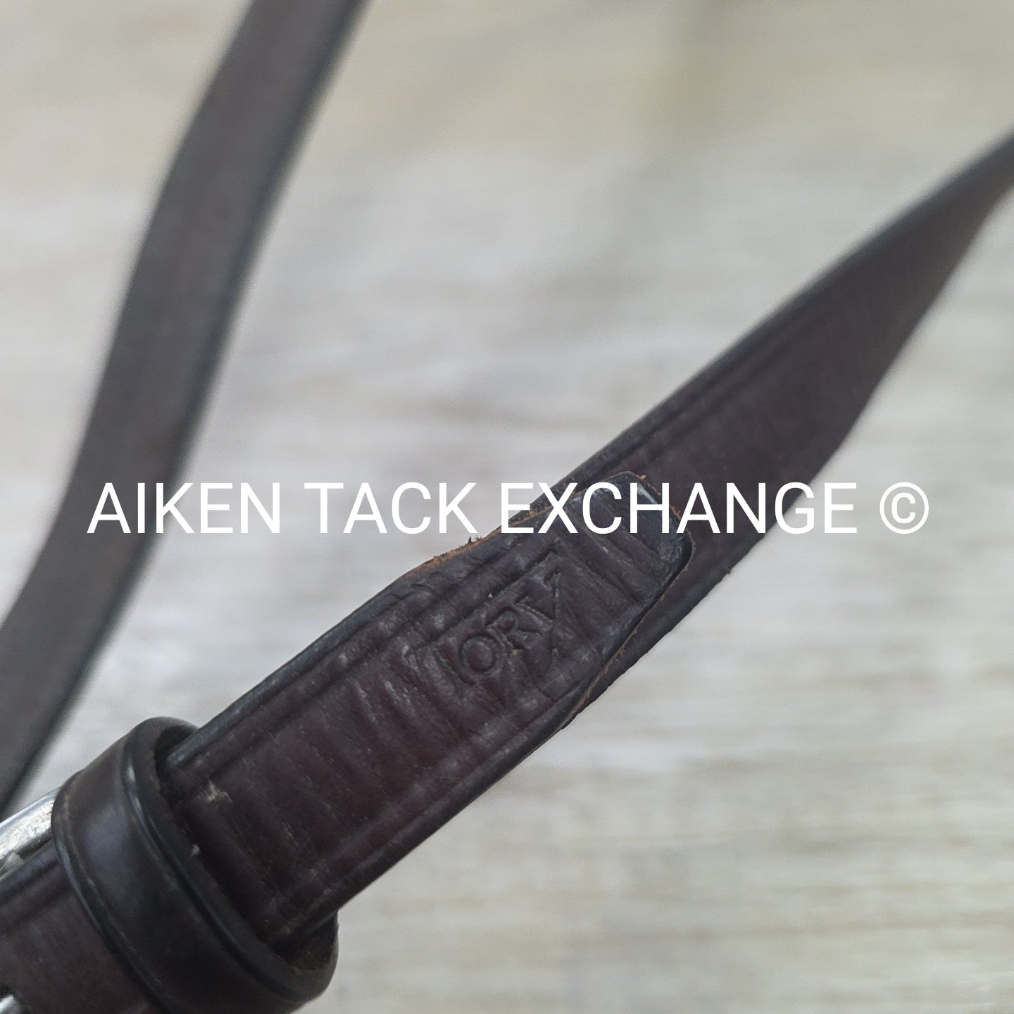 Tory Leather Braided Reins, Brown, 60"