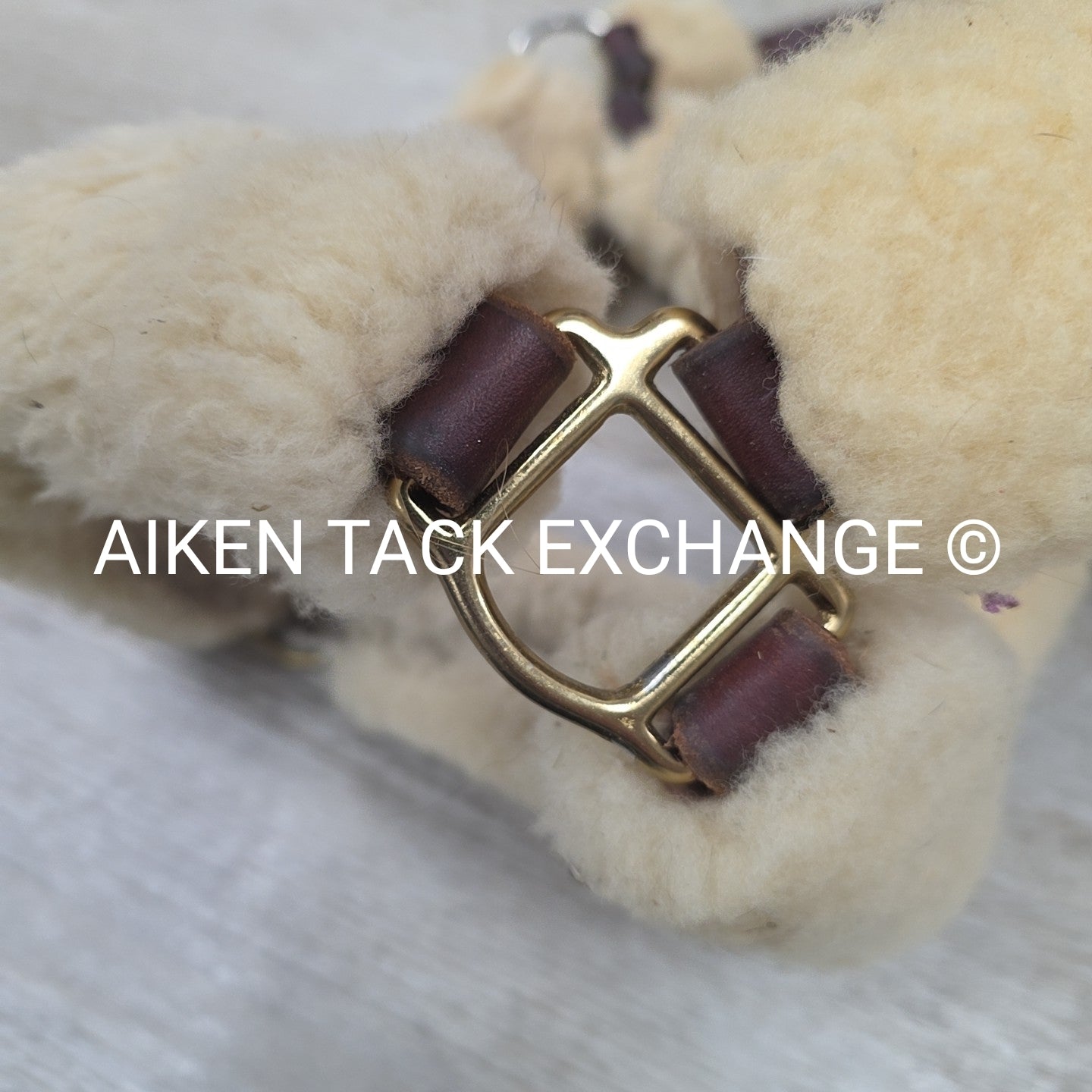 Sheepskin Shipping Halter, Size Cob