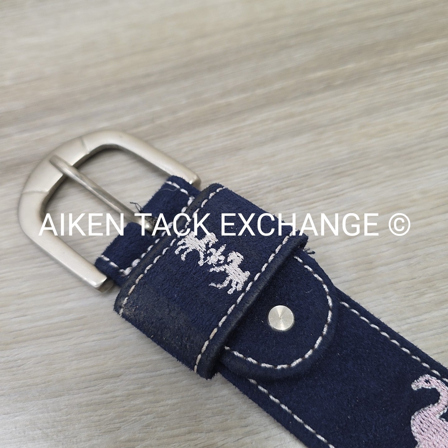 Equine Couture Suede Belt, Size Small