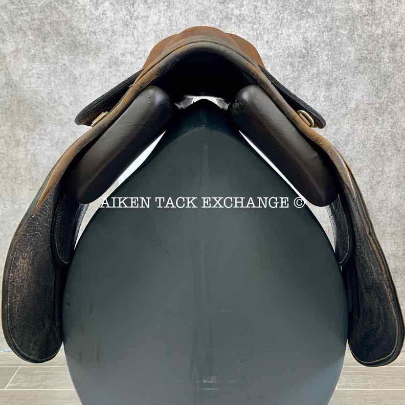 Miguel Acuna American Style Polo Saddle, 18.5" Seat, Medium/Medium Wide Tree, Foam Panels, Buffalo Leather