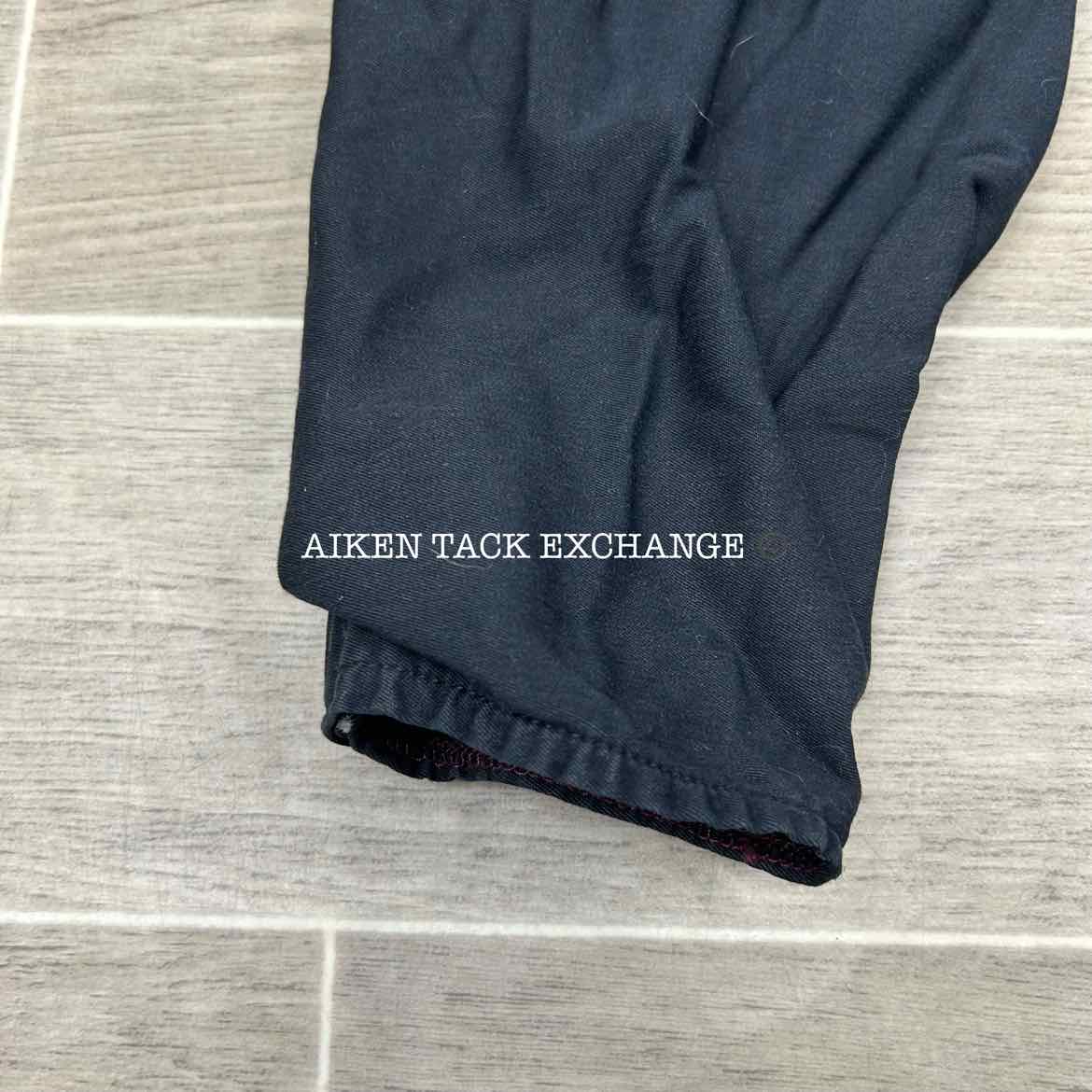 Elizabeth G Leather Extended Knee Patch Breeches, Size 34