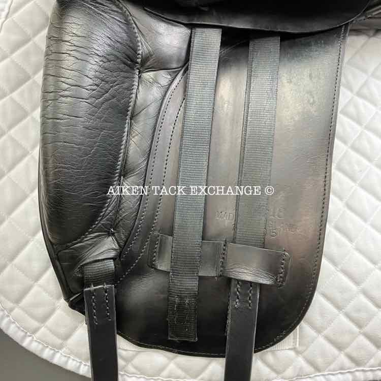 Albion Style Dressage Saddle, 18" Seat, Medium Tree, Wool Flocked Panels