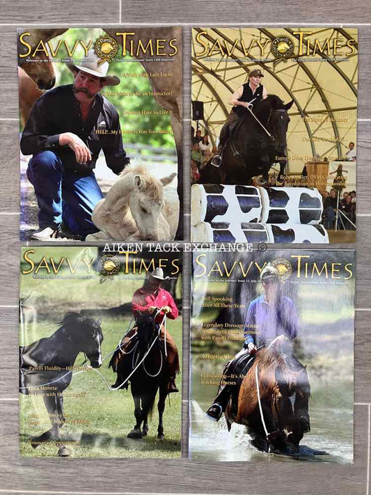 Parelli Savvy Times Magazines: January, April, July, & October 2006