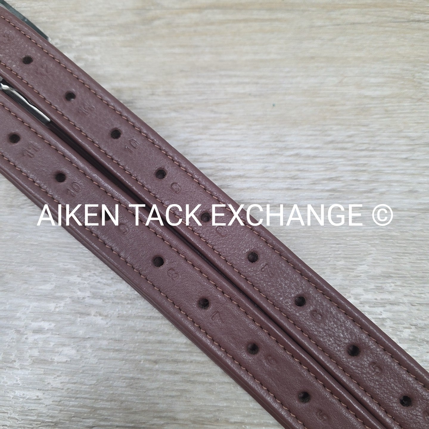 HDR Triple Covered Close Contact Stirrup Leathers, Australian Nut, 48"